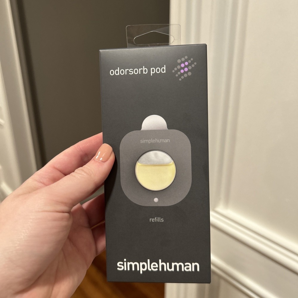 Simplehuman Odorsorb Pod Plant-Based 4 Count Refill Pack For Trash Bags & Cans